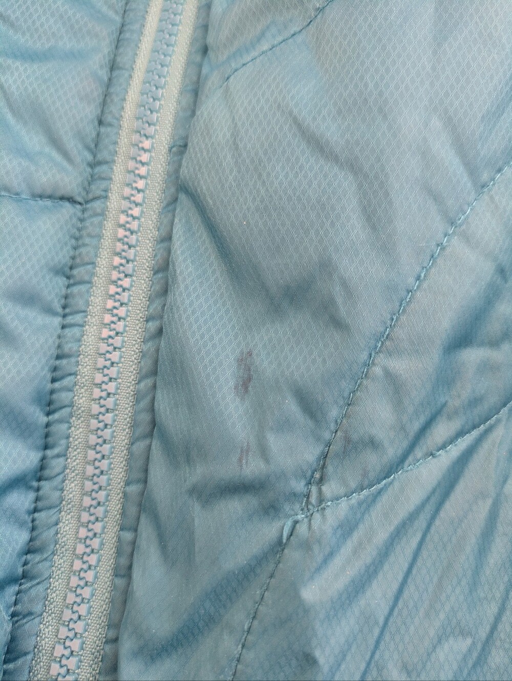 REI Teal Blue Puffer Zip Sleeve Polyester Fill Jacket - Picture 4 of 10